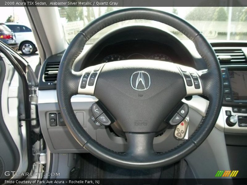 Alabaster Silver Metallic / Quartz Gray 2008 Acura TSX Sedan