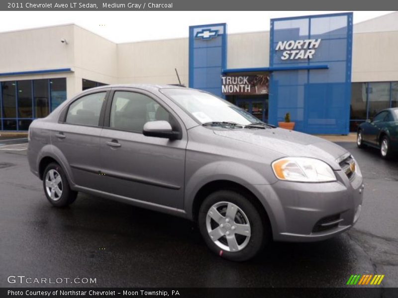 Medium Gray / Charcoal 2011 Chevrolet Aveo LT Sedan