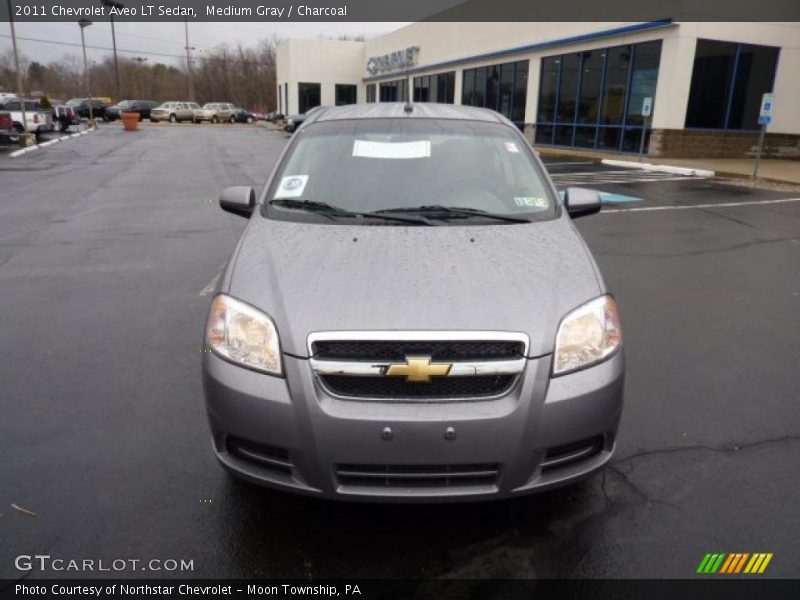 Medium Gray / Charcoal 2011 Chevrolet Aveo LT Sedan