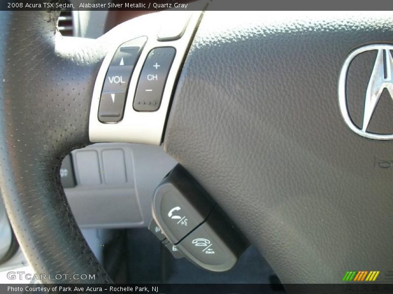 Alabaster Silver Metallic / Quartz Gray 2008 Acura TSX Sedan