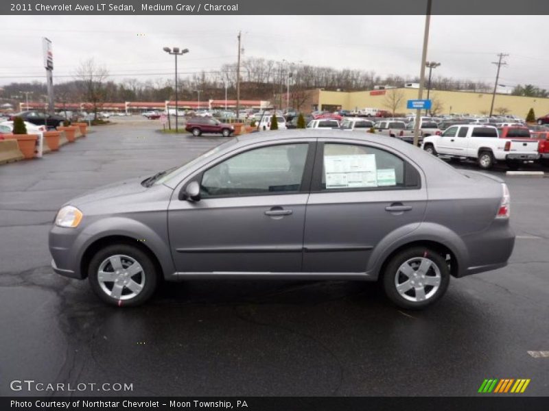 Medium Gray / Charcoal 2011 Chevrolet Aveo LT Sedan