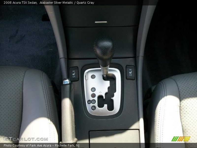 Alabaster Silver Metallic / Quartz Gray 2008 Acura TSX Sedan