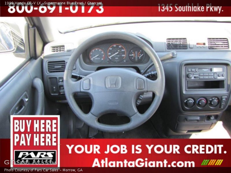 Supermarine Blue Pearl / Charcoal 1999 Honda CR-V LX