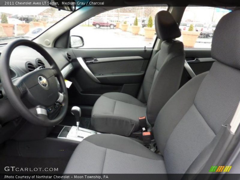  2011 Aveo LT Sedan Charcoal Interior