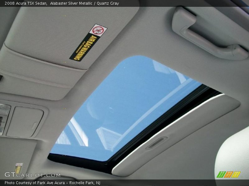 Alabaster Silver Metallic / Quartz Gray 2008 Acura TSX Sedan
