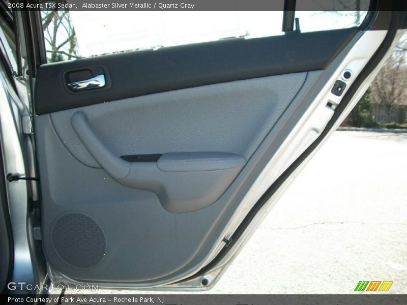 Alabaster Silver Metallic / Quartz Gray 2008 Acura TSX Sedan