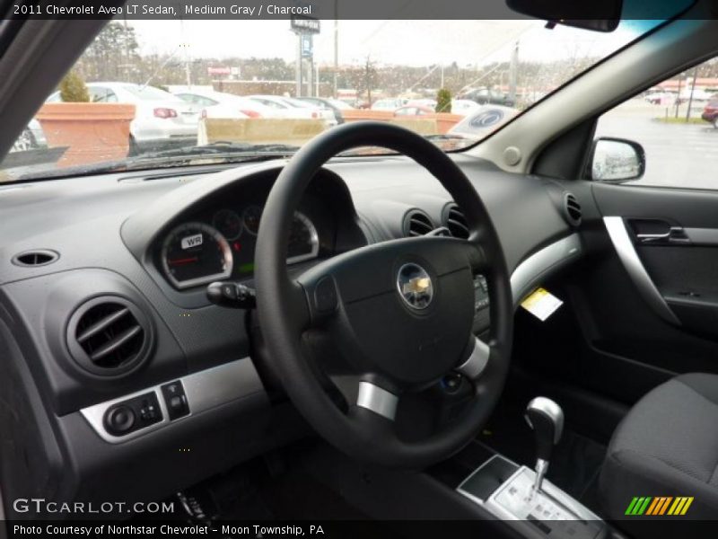 Medium Gray / Charcoal 2011 Chevrolet Aveo LT Sedan