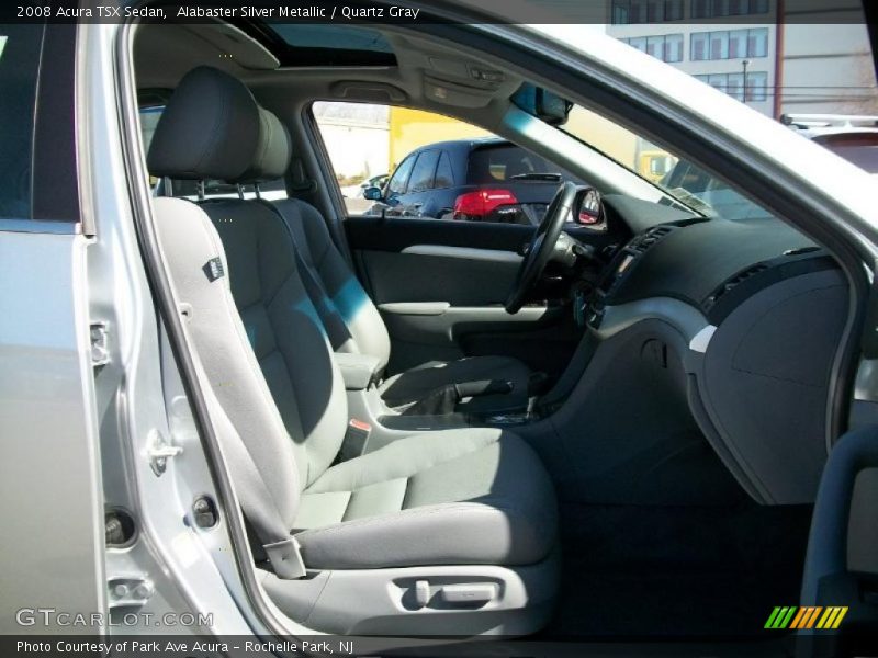 Alabaster Silver Metallic / Quartz Gray 2008 Acura TSX Sedan