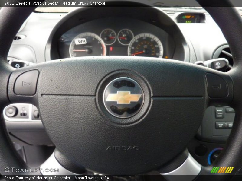 Medium Gray / Charcoal 2011 Chevrolet Aveo LT Sedan