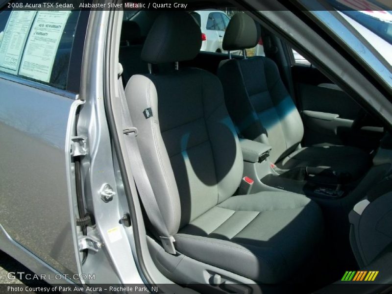 Alabaster Silver Metallic / Quartz Gray 2008 Acura TSX Sedan