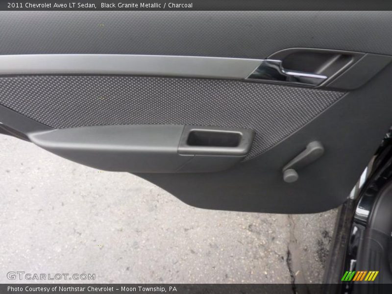 Black Granite Metallic / Charcoal 2011 Chevrolet Aveo LT Sedan
