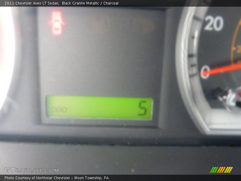 Black Granite Metallic / Charcoal 2011 Chevrolet Aveo LT Sedan