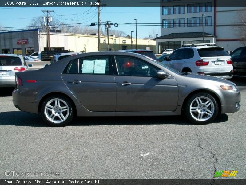 Carbon Bronze Metallic / Taupe 2008 Acura TL 3.2