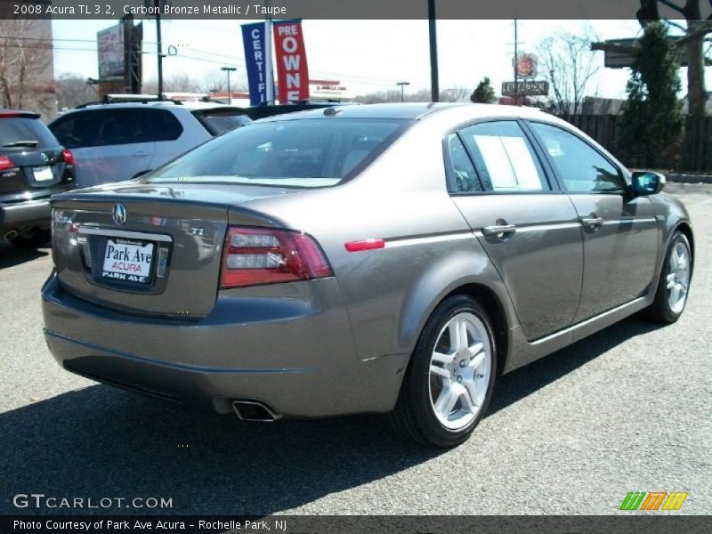 Carbon Bronze Metallic / Taupe 2008 Acura TL 3.2