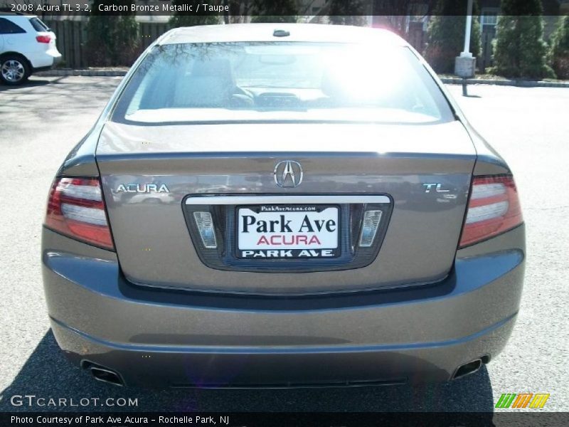 Carbon Bronze Metallic / Taupe 2008 Acura TL 3.2