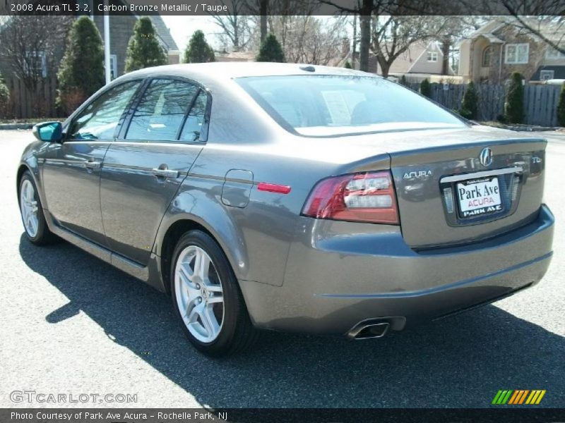 Carbon Bronze Metallic / Taupe 2008 Acura TL 3.2