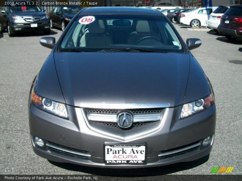 Carbon Bronze Metallic / Taupe 2008 Acura TL 3.2