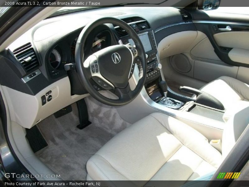 Carbon Bronze Metallic / Taupe 2008 Acura TL 3.2