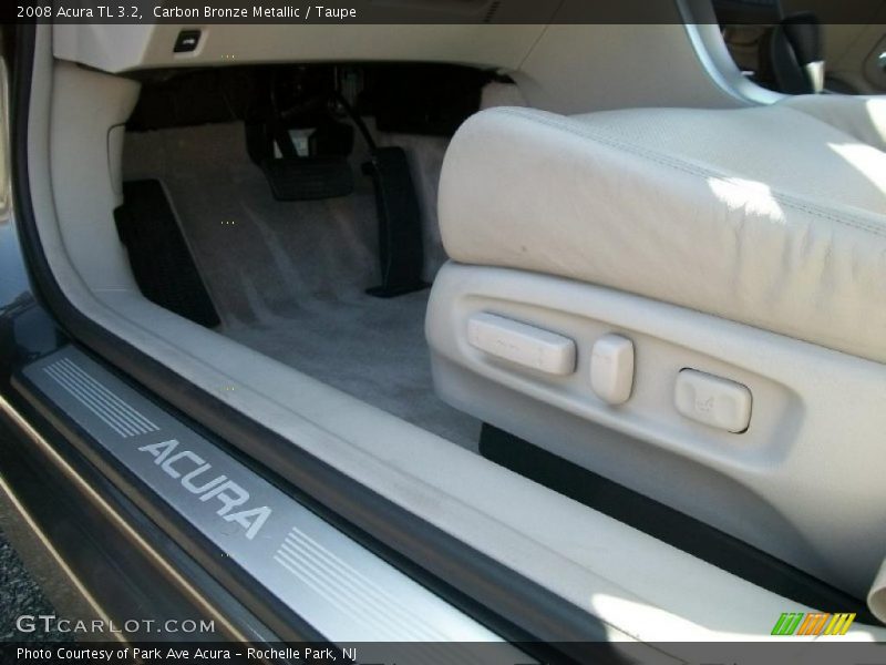 Carbon Bronze Metallic / Taupe 2008 Acura TL 3.2