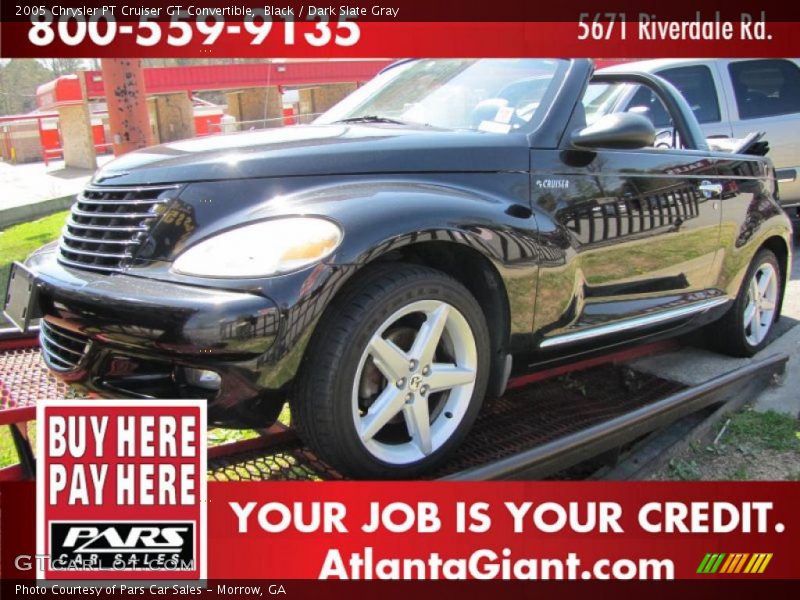 Black / Dark Slate Gray 2005 Chrysler PT Cruiser GT Convertible