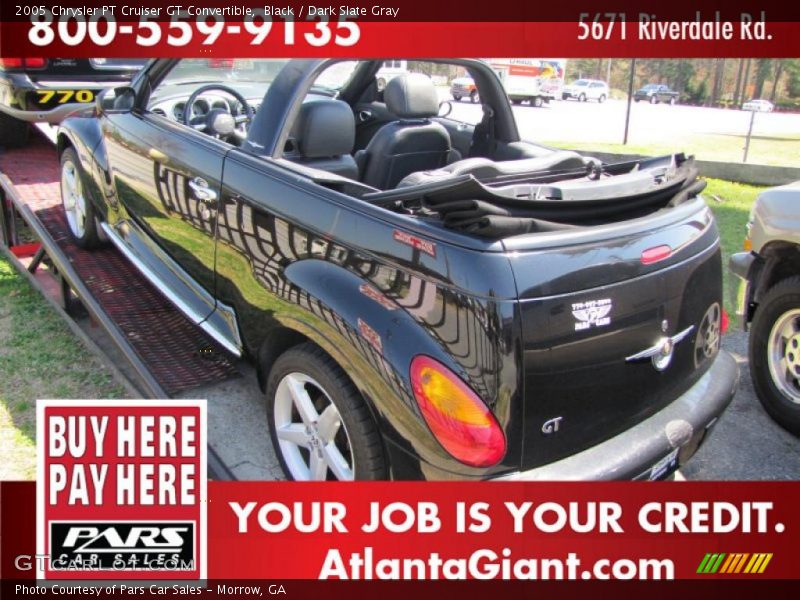 Black / Dark Slate Gray 2005 Chrysler PT Cruiser GT Convertible
