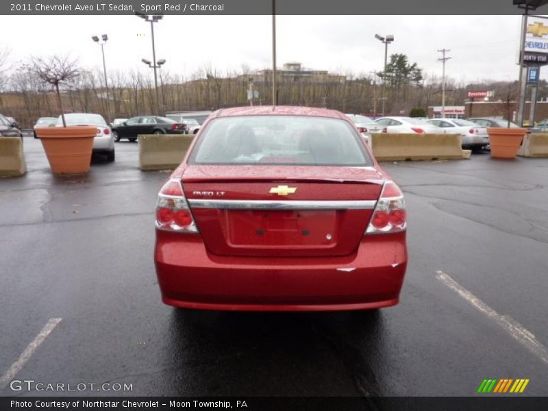 Sport Red / Charcoal 2011 Chevrolet Aveo LT Sedan