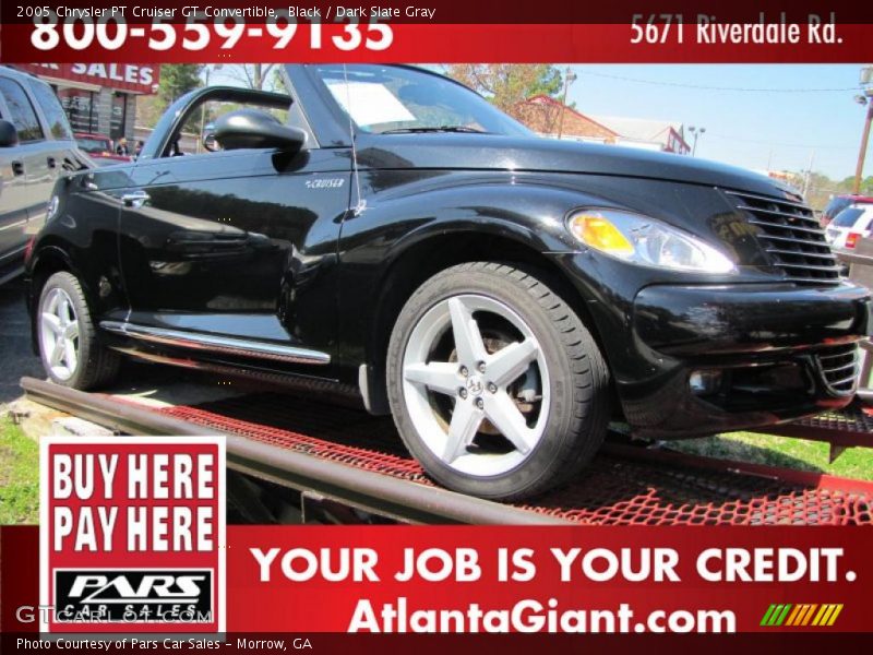 Black / Dark Slate Gray 2005 Chrysler PT Cruiser GT Convertible