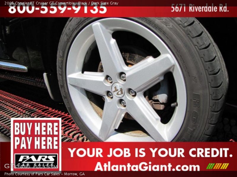 Black / Dark Slate Gray 2005 Chrysler PT Cruiser GT Convertible
