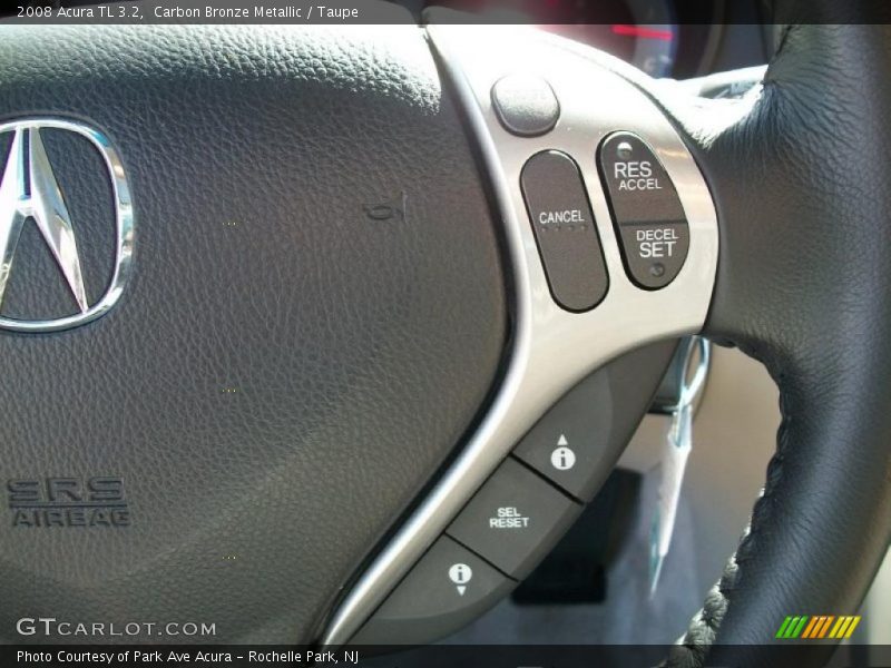 Carbon Bronze Metallic / Taupe 2008 Acura TL 3.2