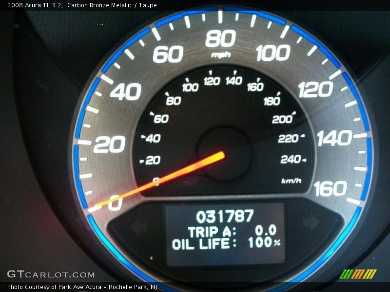 Carbon Bronze Metallic / Taupe 2008 Acura TL 3.2