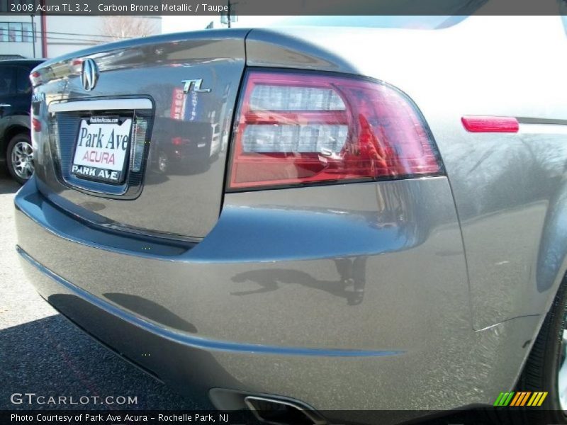 Carbon Bronze Metallic / Taupe 2008 Acura TL 3.2