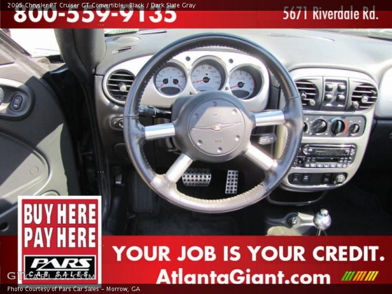 Black / Dark Slate Gray 2005 Chrysler PT Cruiser GT Convertible
