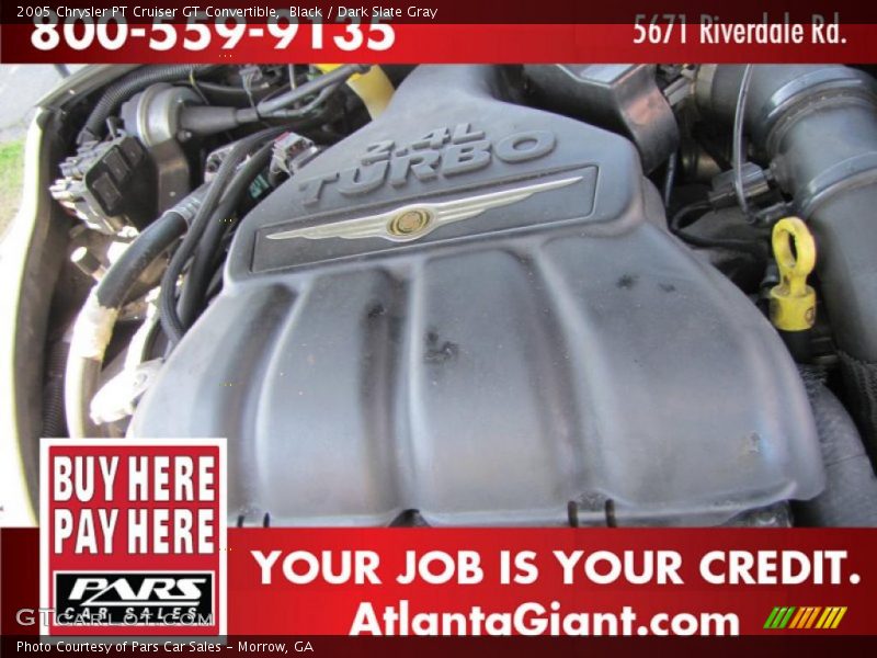 Black / Dark Slate Gray 2005 Chrysler PT Cruiser GT Convertible