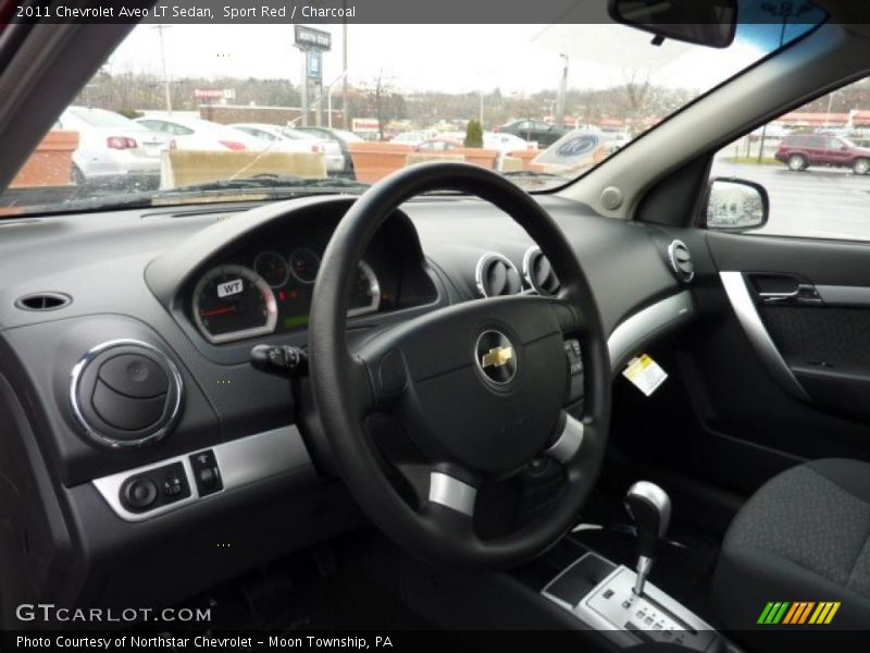 Sport Red / Charcoal 2011 Chevrolet Aveo LT Sedan