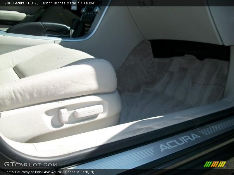 Carbon Bronze Metallic / Taupe 2008 Acura TL 3.2