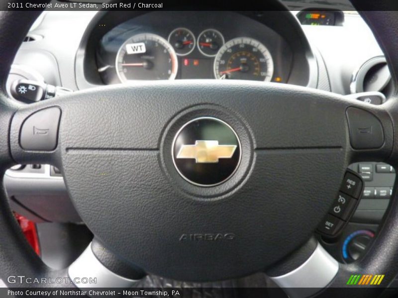 Sport Red / Charcoal 2011 Chevrolet Aveo LT Sedan