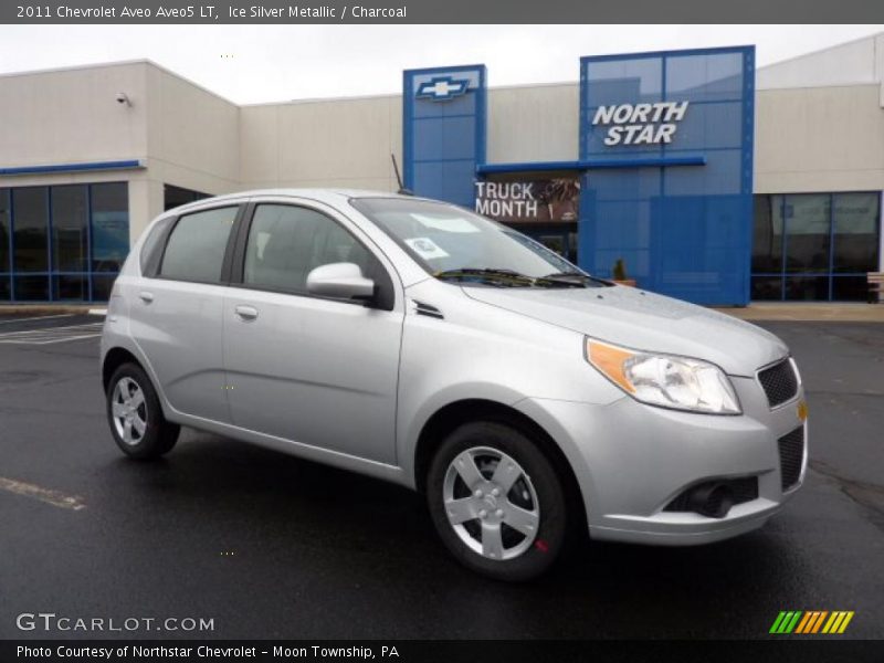 Ice Silver Metallic / Charcoal 2011 Chevrolet Aveo Aveo5 LT