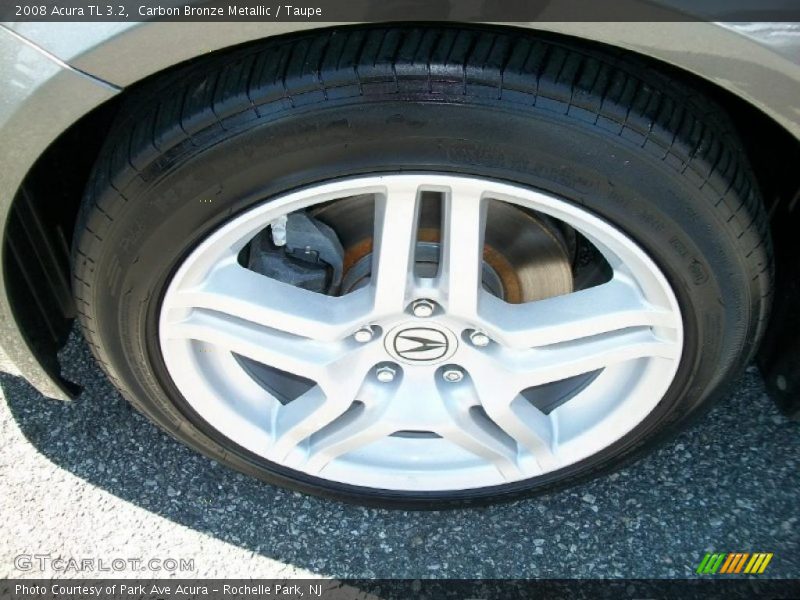 Carbon Bronze Metallic / Taupe 2008 Acura TL 3.2