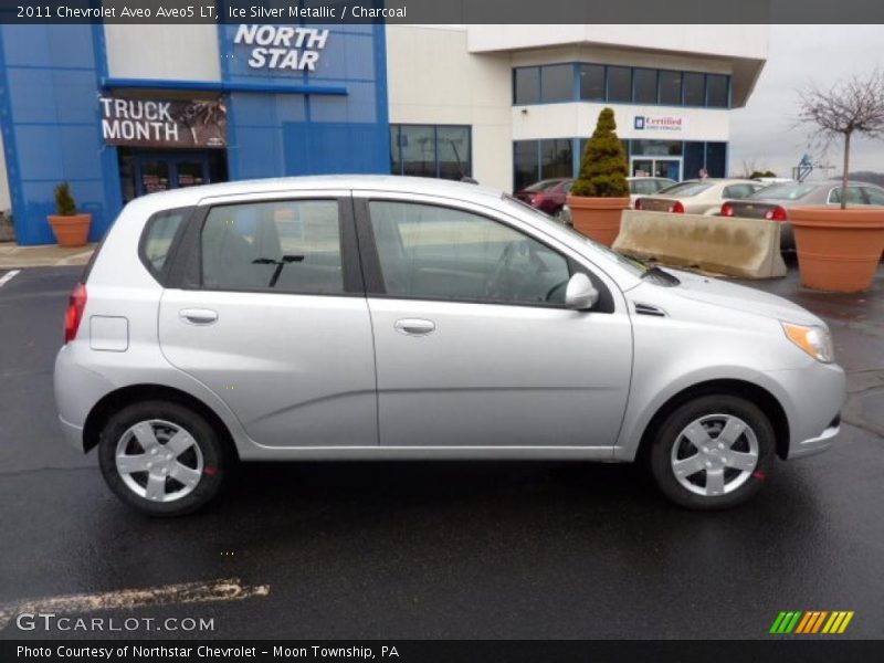 Ice Silver Metallic / Charcoal 2011 Chevrolet Aveo Aveo5 LT