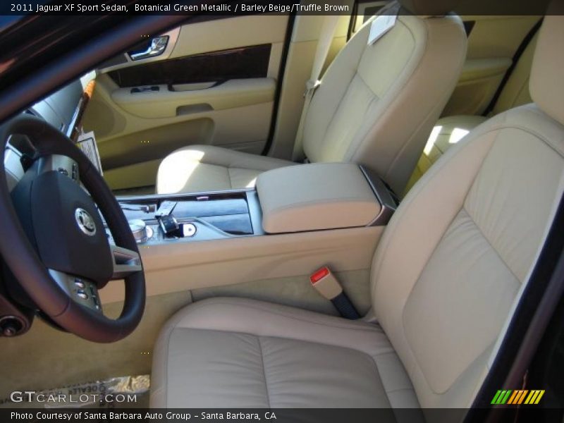 Botanical Green Metallic / Barley Beige/Truffle Brown 2011 Jaguar XF Sport Sedan