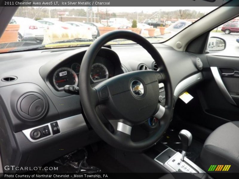 Ice Silver Metallic / Charcoal 2011 Chevrolet Aveo Aveo5 LT