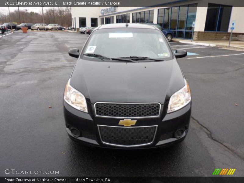 Black Granite Metallic / Charcoal 2011 Chevrolet Aveo Aveo5 LT