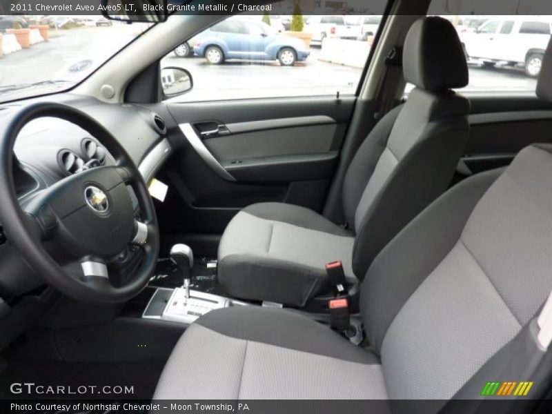  2011 Aveo Aveo5 LT Charcoal Interior