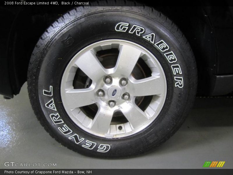 Black / Charcoal 2008 Ford Escape Limited 4WD