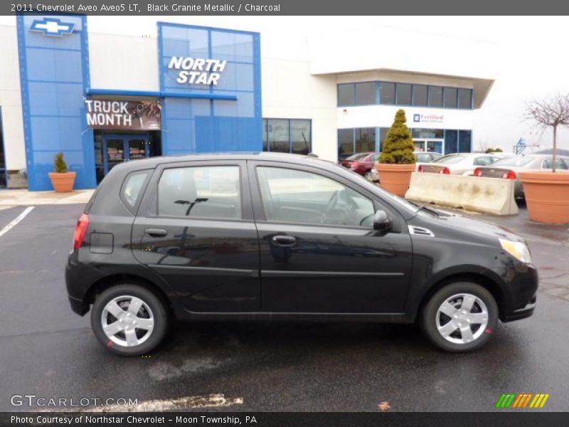 Black Granite Metallic / Charcoal 2011 Chevrolet Aveo Aveo5 LT