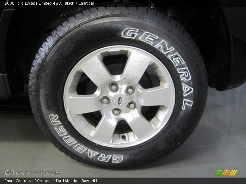 Black / Charcoal 2008 Ford Escape Limited 4WD