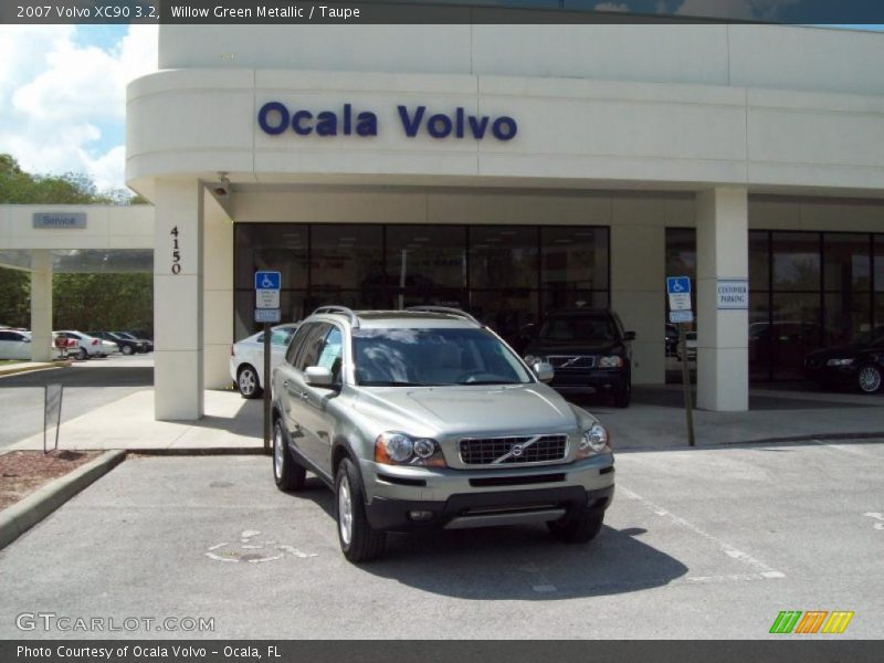 Willow Green Metallic / Taupe 2007 Volvo XC90 3.2