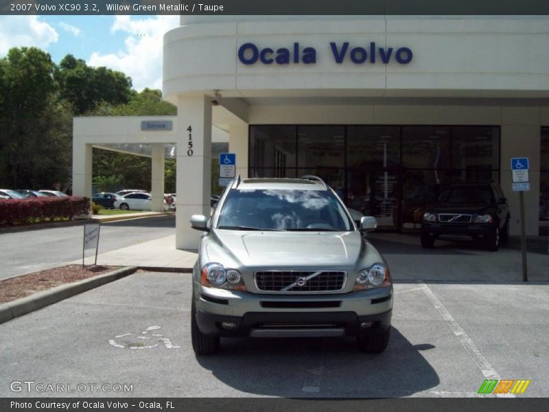 Willow Green Metallic / Taupe 2007 Volvo XC90 3.2