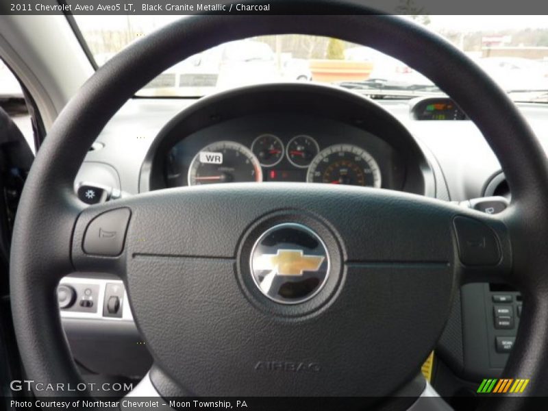 Black Granite Metallic / Charcoal 2011 Chevrolet Aveo Aveo5 LT