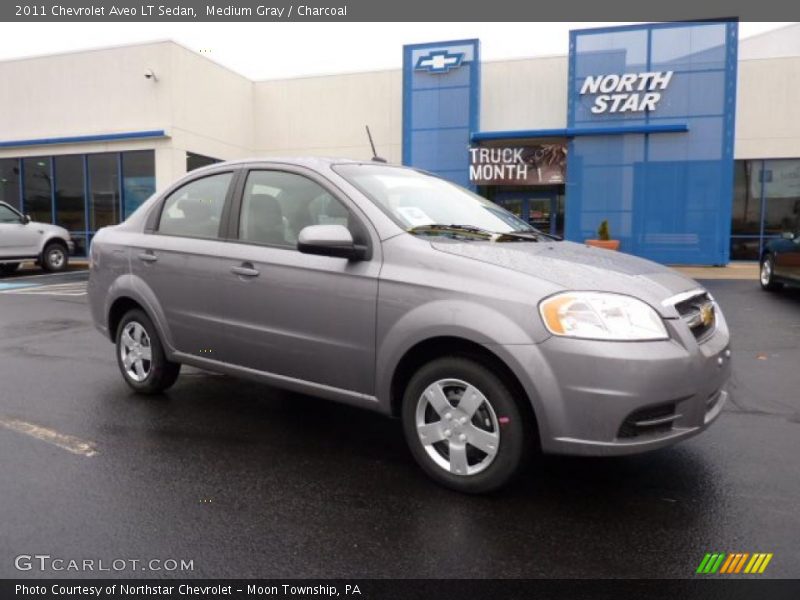 Medium Gray / Charcoal 2011 Chevrolet Aveo LT Sedan
